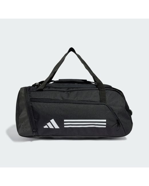 Borsone Essentials 3-Stripes di Adidas in Black