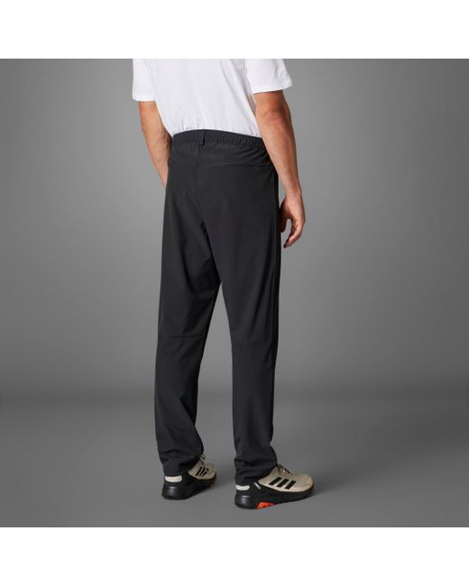 Adidas Black Multi Essentials Stretch Joggers for men