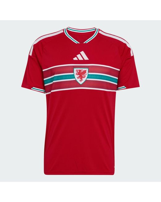 Adidas Red Wales 26 Home Jersey for men