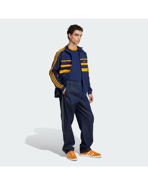 Track Top The First di Adidas in Blue da Uomo