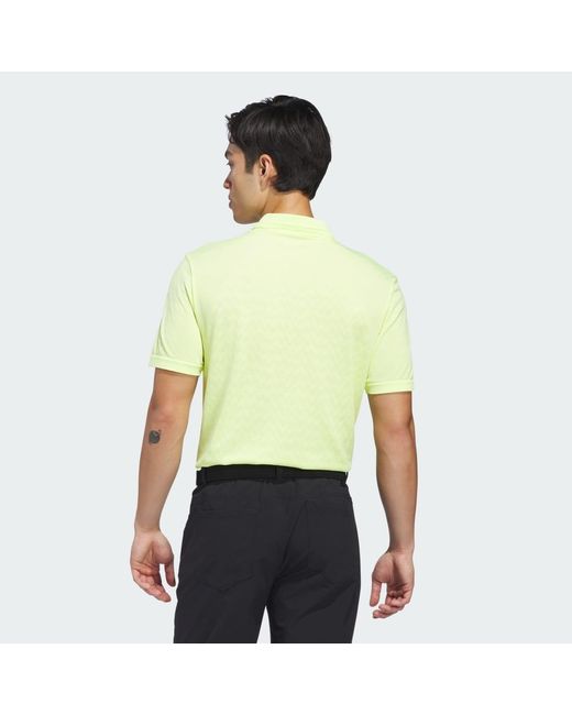 Adidas Green Ultimate365 Tour Seamless Polo Shirt for men