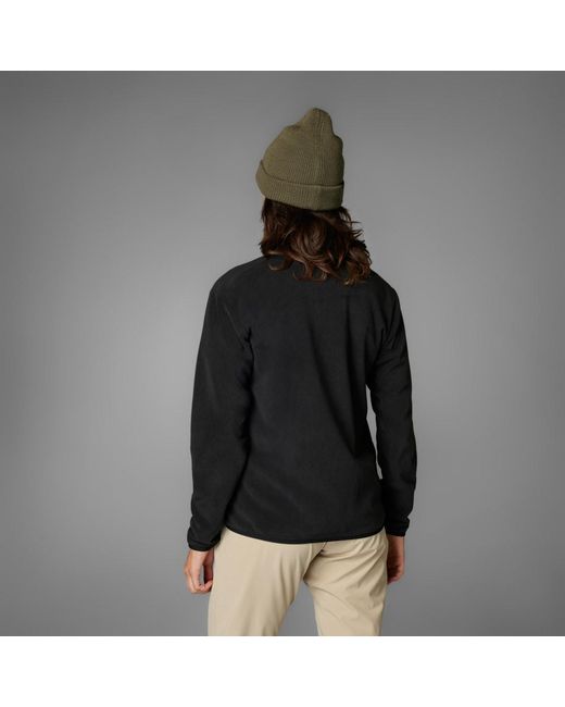 Adidas Black Multi Essentials Full-Zip Fleece Jacket