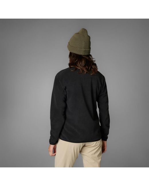 Adidas Black Multi Essentials Full-Zip Fleece Jacket