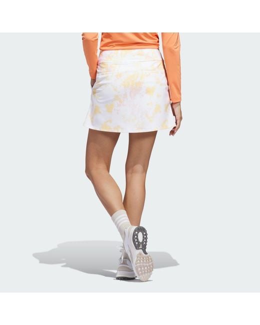 Adidas White Ultimate365 Printed Knit Skort