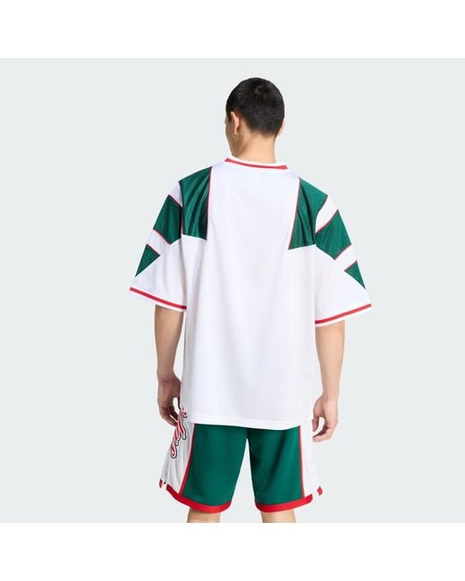 Adidas Originals Green Panel Jersey for men