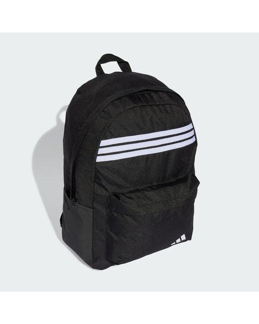 Adidas Black Classic 3-Stripes Horizontal