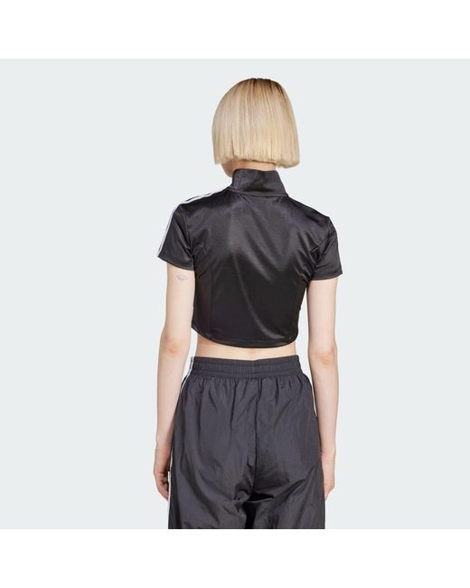 Canotta Da Allenamento A Manica Corta Adicolor di Adidas in Gray