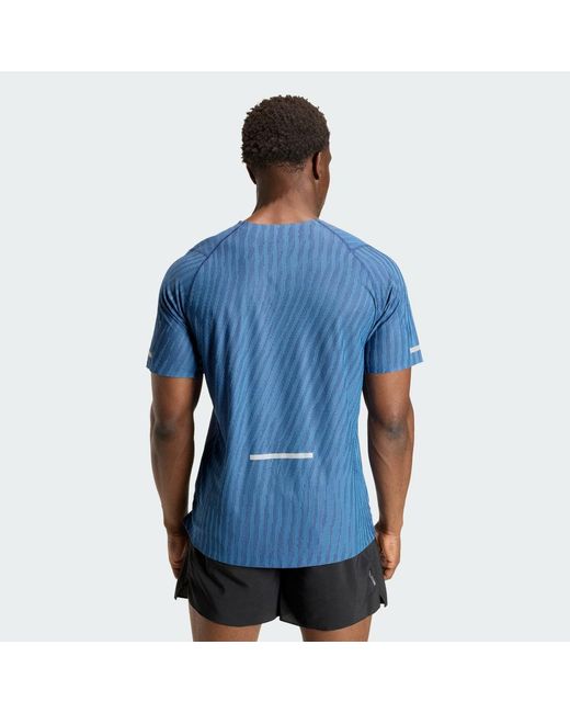 Adidas Blue Adi365 Climacool+ Engineered T-Shirt for men