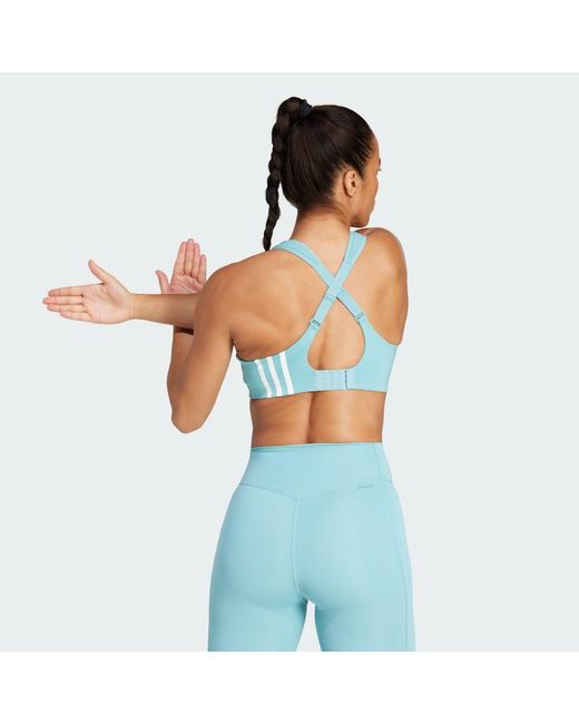 Adidas Blue Tlrd Impact Training High-Support Bra