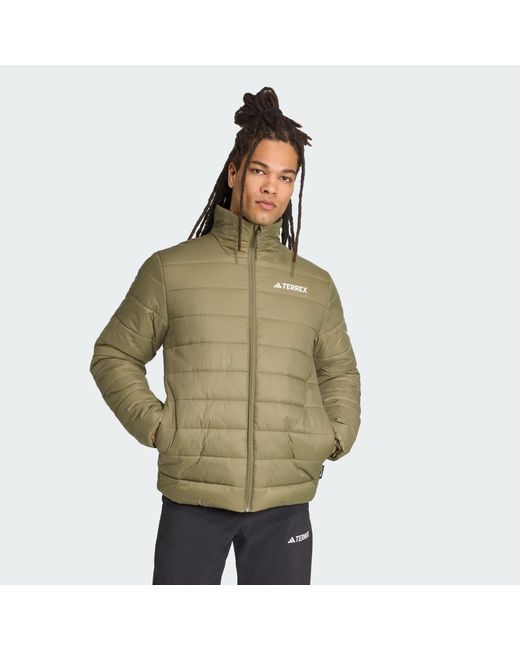 Adidas Green Terrex Multi Essentials Insulated Jacket for men