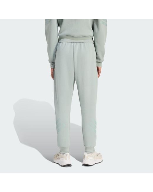 Adidas Gray Future Icons 3-Stripes Tracksuit Bottoms for men