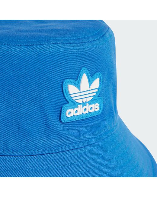 Adidas Blue Adicolor Classic Stonewashed Bucket Hat