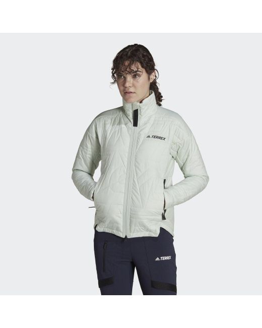 Adidas Gray Terrex Myshelter Primaloft Parley Padded Jacket