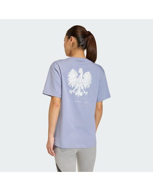 Adidas Blue Poc Milano T-Shirtw