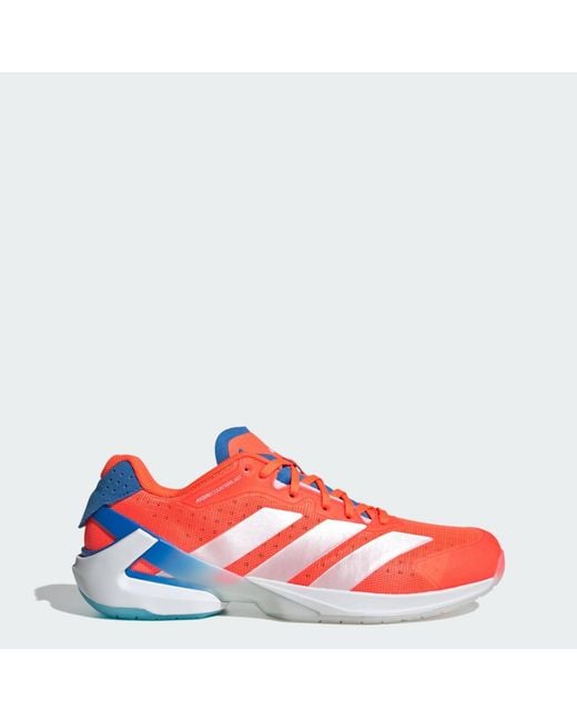 Adidas Red Adizero Counterblast Indoor Shoes for men