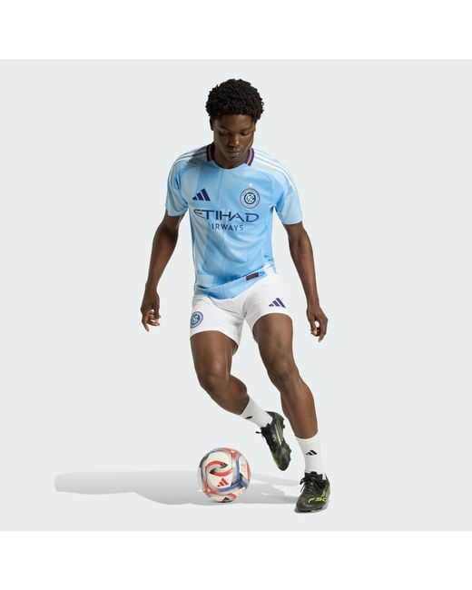 Adidas Blue New York City Fc 25/26 Home Authentic Jersey for men