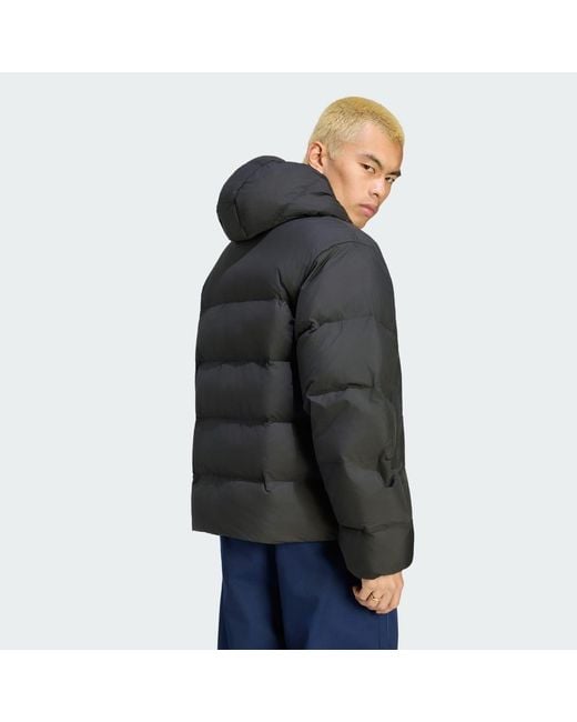Adidas Black Hooded Regen Jacket for men