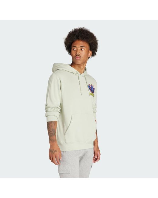 Adidas green hoodie men clearance