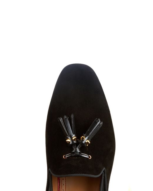 Louboutin store studded loafers