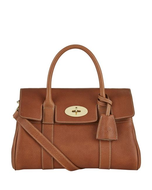 Mulberry Brown Small Bayswater Satchel