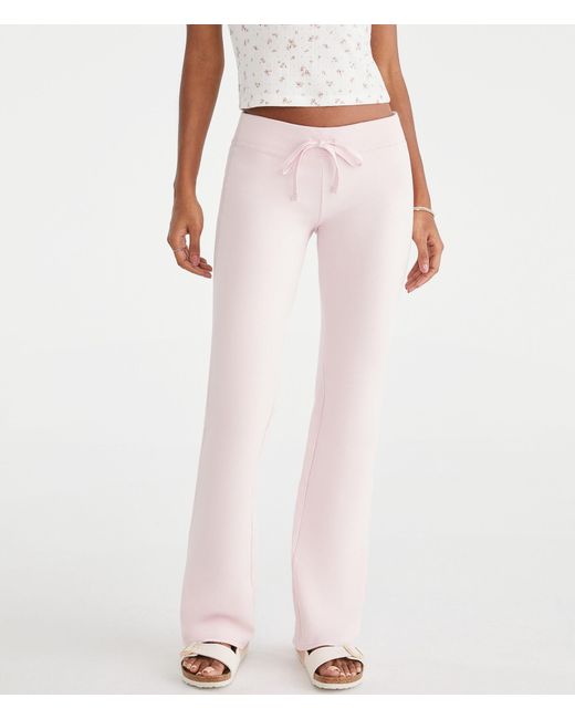 Aéropostale Pink Cloud Soft Fit & Flare Sweatpants