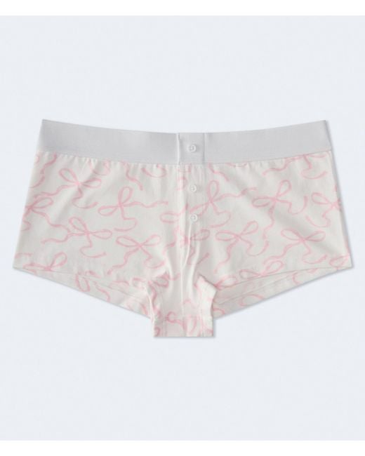Aéropostale White Bows Mini Boxer