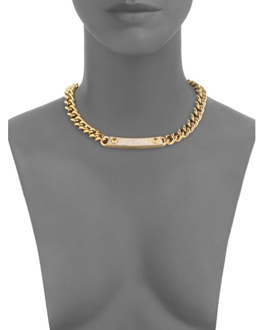mk choker necklace