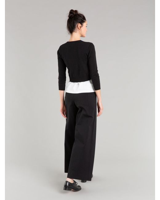 mini black cardigan