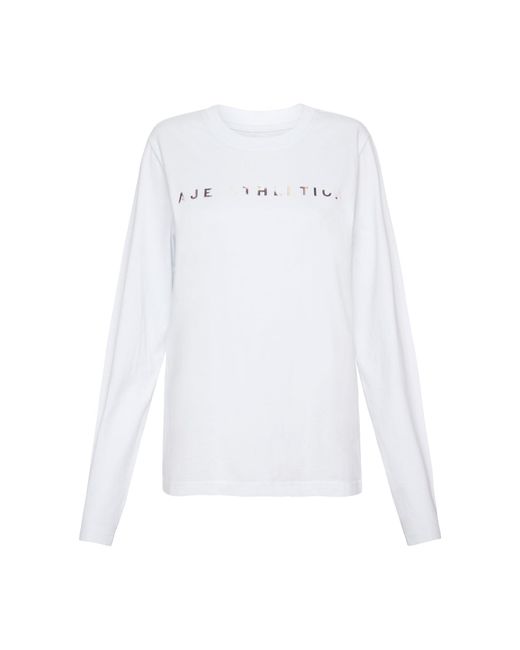 Aje. Cotton Signature Logo Long Sleeve 