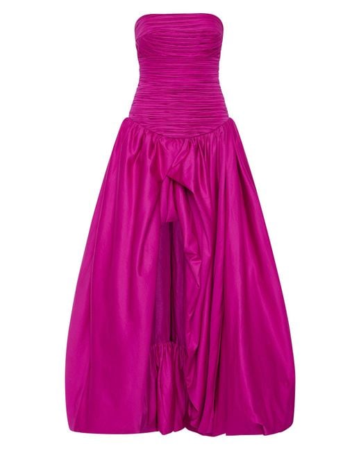 Aje. Violette Bubble Hem Maxi Dress in Pink Lyst