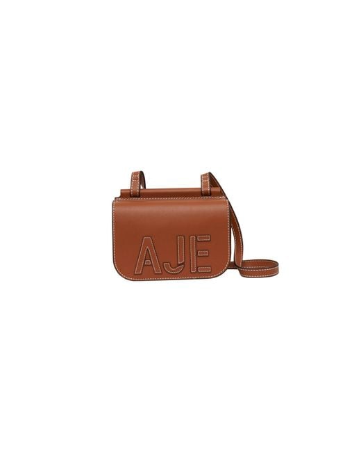 Aje. Dunes Leather Crossbody Bag in Tan (Brown) Lyst