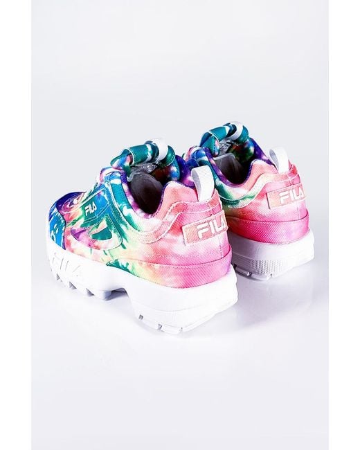 fila disruptor tie dye