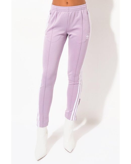 adidas purple track pants