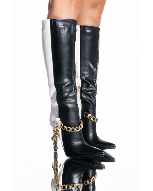 azalea wang sue knee high boot