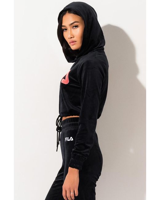 velvet fila hoodie