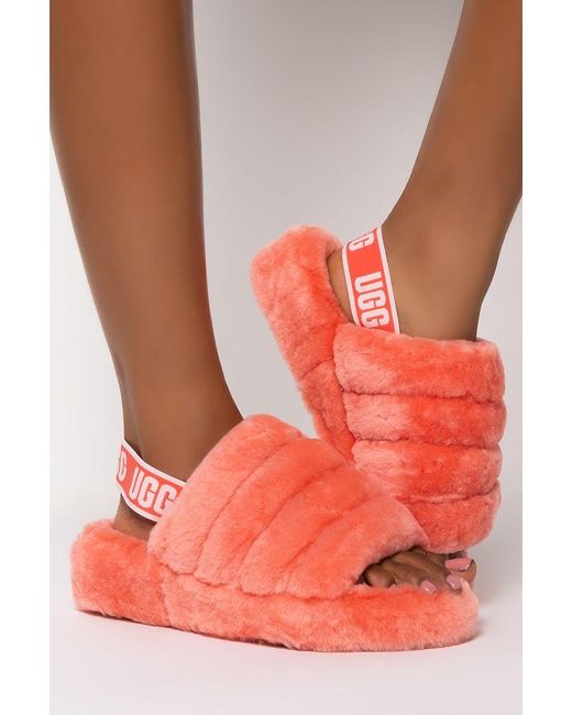pink ugg fluff