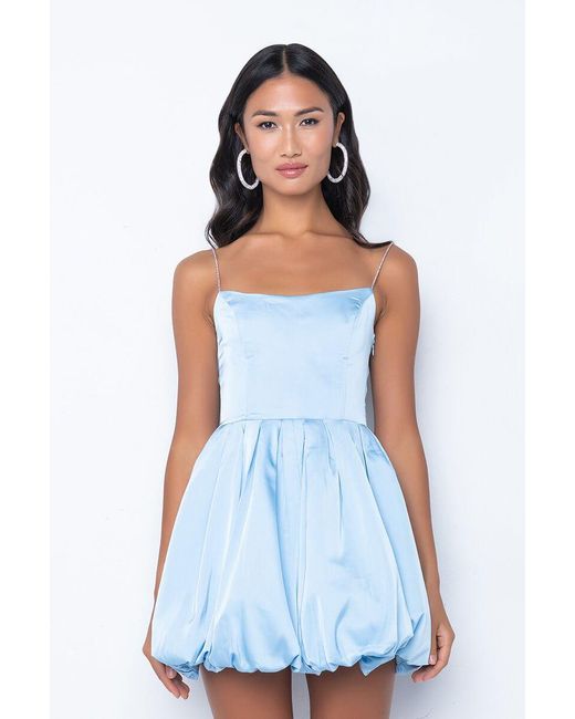 mini baby blue dress