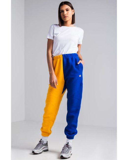 Reverse Weave Color Block Joggers 