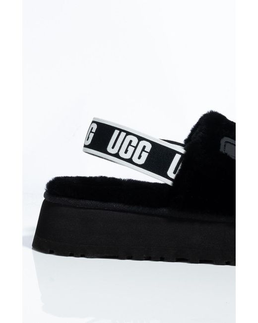 ugg disco checker slide black