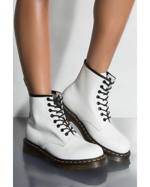 dr martens white smooth 1460