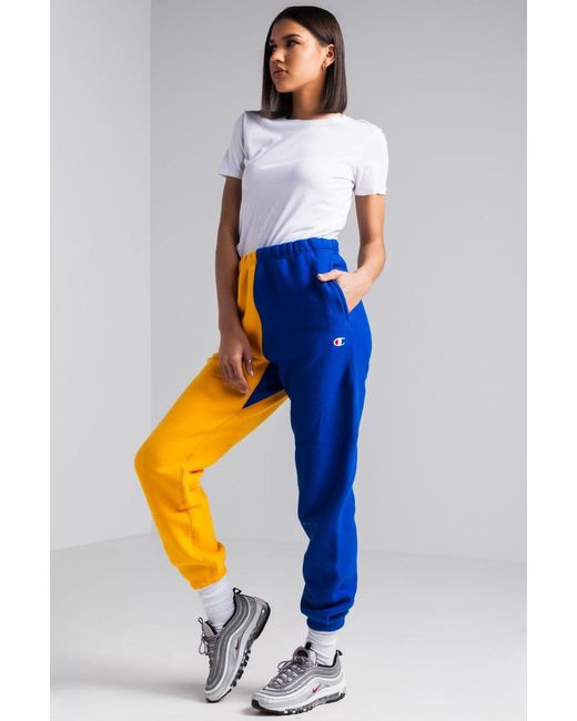 Reverse Weave Color Block Joggers 