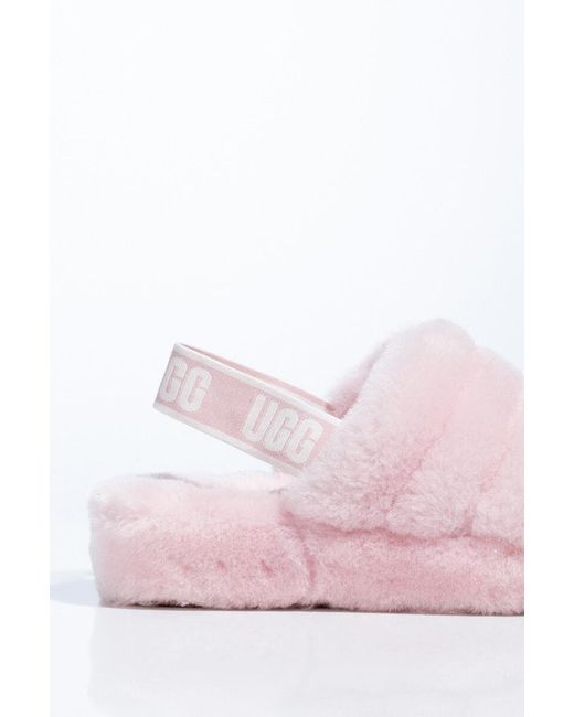 fluffy uggs pink