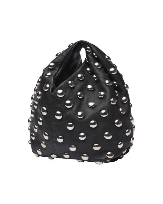 A.L.C. Black Simone Studded Leather Bag