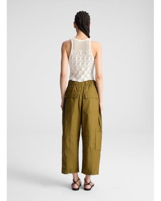 A.L.C. Natural Owen Cropped Utility Pant