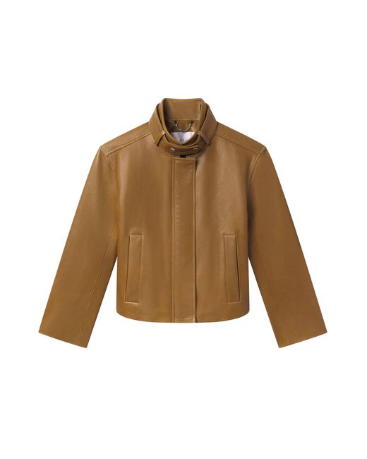 A.L.C. Brown Hudson Leather Jacket