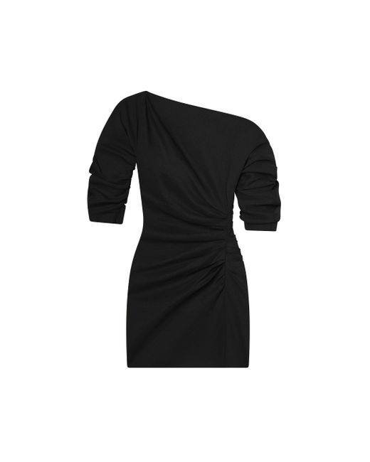 chinese dress ladies Shona Joy Lani Draped White Mini Dress