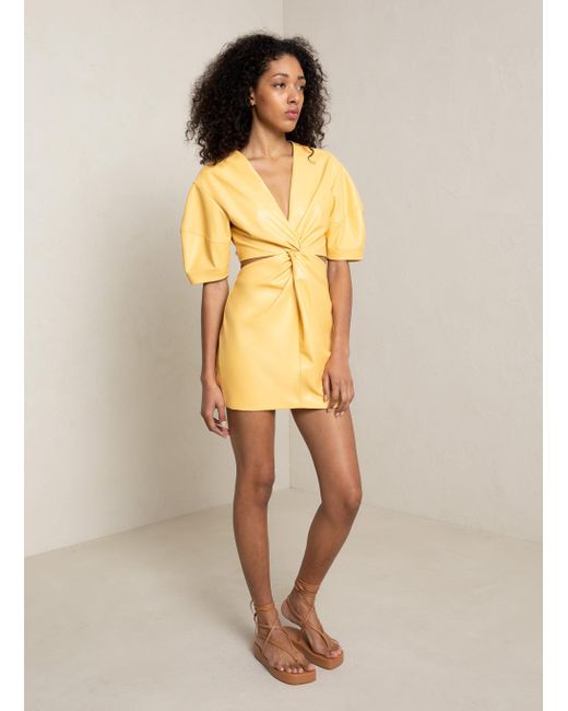 A.L.C. Alex Vegan Leather Dress | Lyst