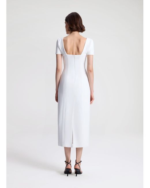 A.L.C. Elvie Midi Dress in White | Lyst A.L.C. Elvie Midi Dress in White | Lyst