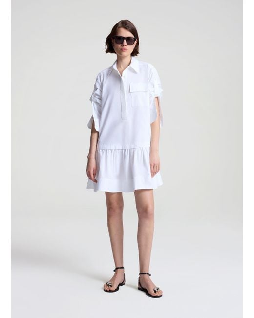 A.L.C. Women's White Brooke Cotton Mini Shirtdress
