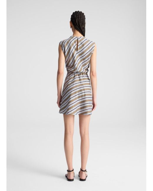 knee length dresses for ladies Dion Satin and Lace Mini Dress main image 1